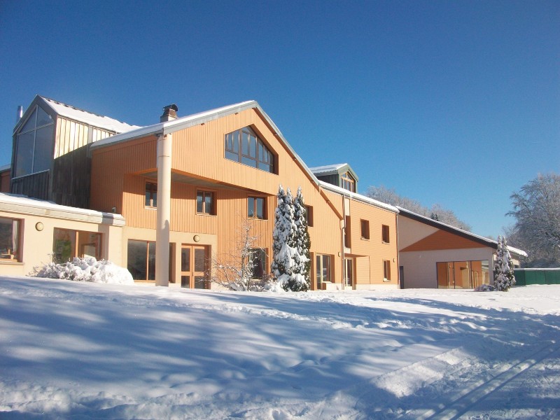 Le Chalet de la Haute-Joux en hiver